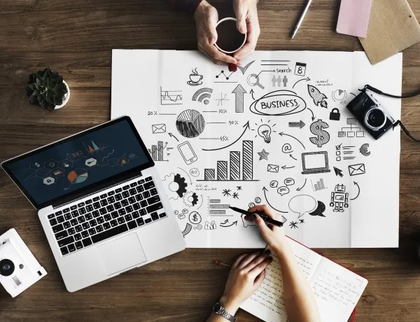 Digital marketing strategy for small business success with SEO and social media planning